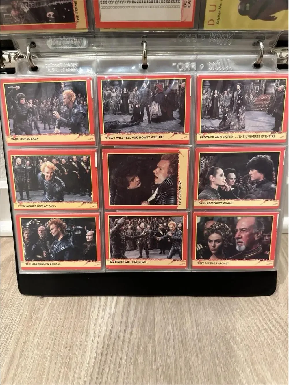 1984 Fleer Dune Movie Trading‎ Card Complete Base Set 137+
